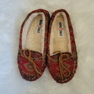 Minnetonka Fabric Moccasins